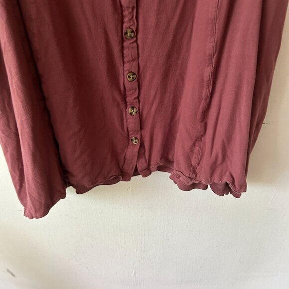 Torrid Tank Top Womens Plus Size 6XL Purple Button Front Lined Sleeveless Top - Picture 2 of 7